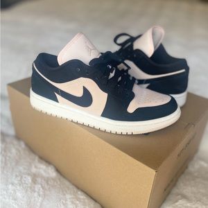 Air Jordan 1  Low Black Guava Ice Sneakers